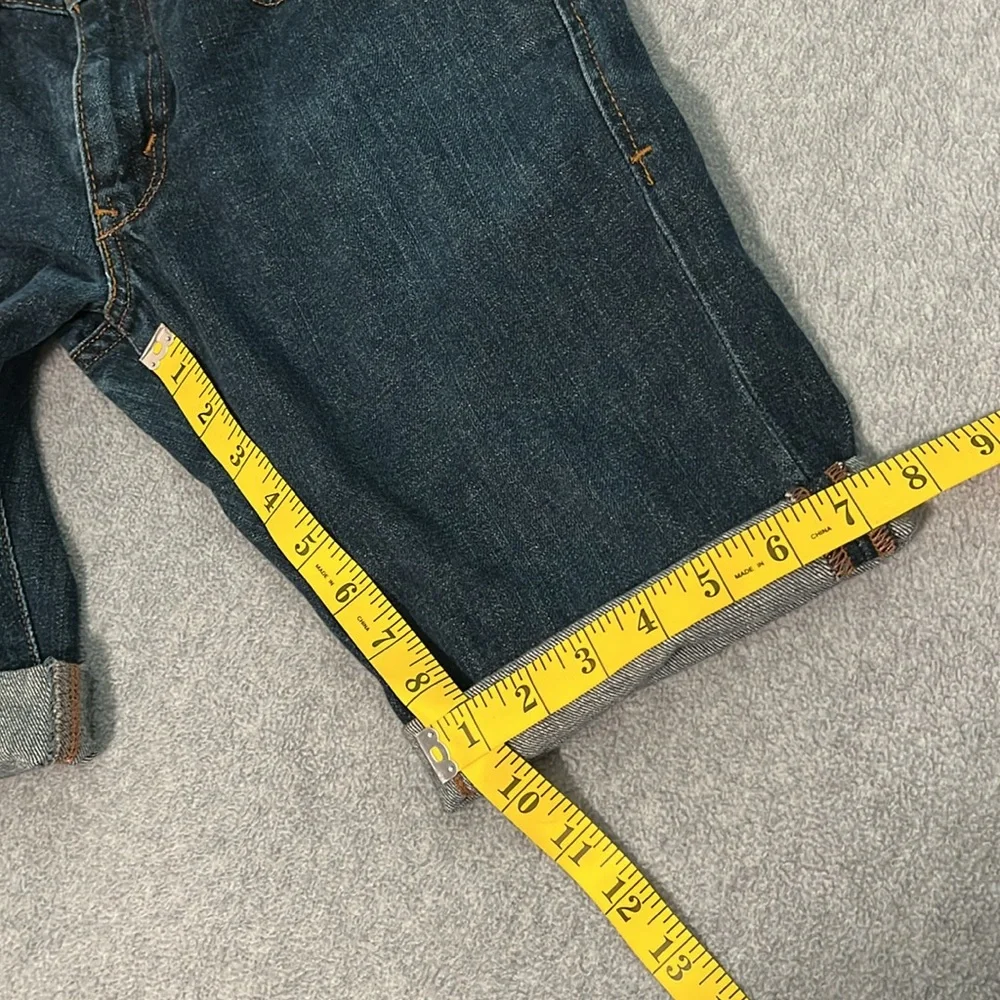 Levis Mens 511 Skinny Denim Cutoff Cuffed Shorts Size 31 Summer Casual Prepp